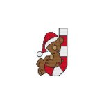 Bear Candy Cane Critter (image for) Bear Candy Cane Critter